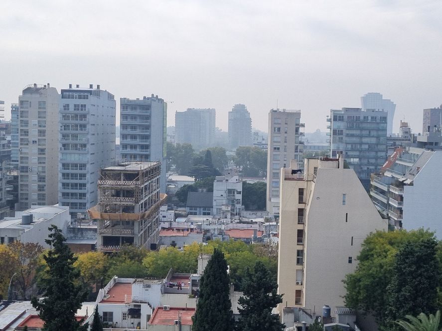 En este martes, el impacto del humo es menor en la provincia de Buenos Aires.