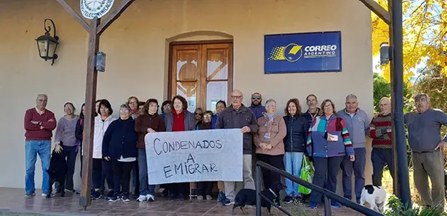 El reclamo en Santa Regina, General Villegas.