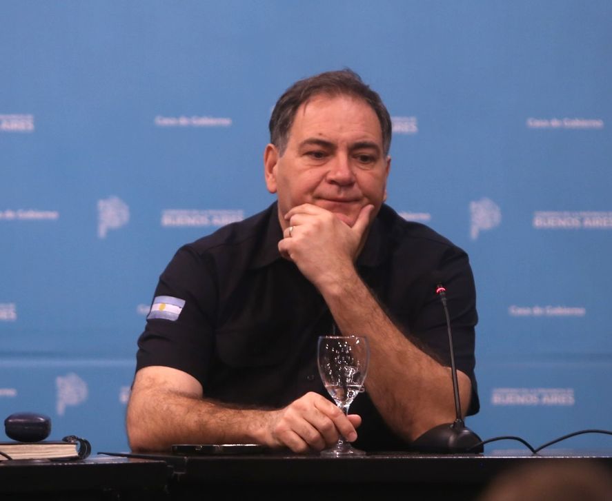 El ministro de Seguridad bonaerense, Javier Alonso, dio detalles de la investigación en conferencia de prensa.