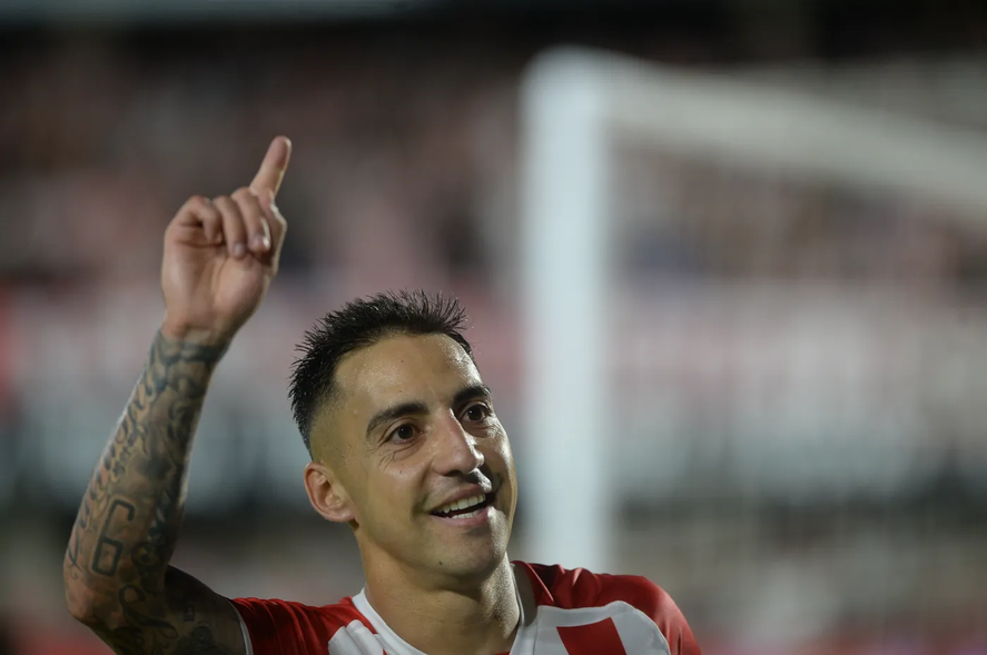 Javier Correa grita un gol con Estudiantes Javier Correa grita un gol con Estudiantes