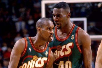 Gary Payton y Shawn Kemp, la histórica dupla de los Supersonics en la NBA. Básquet