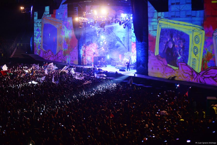 La Renga, Estadio Único, sábado 30 de abril. 