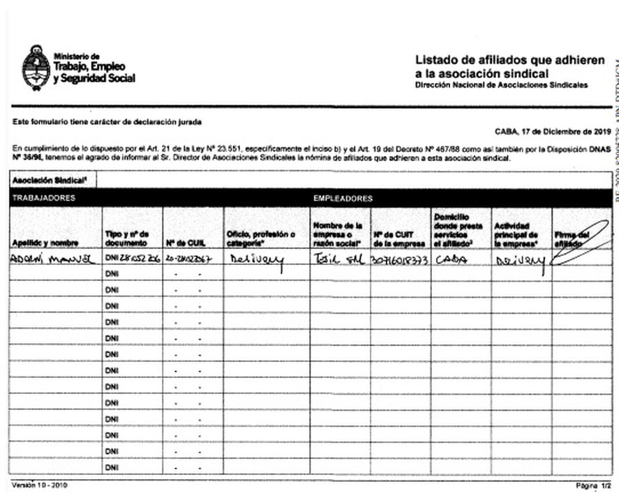 Las pruebas filtradas desde el Ministerio de Trabajo de la Nación que comprometen, y ponen en contradicción, el pasado de Manuel Adorni Las pruebas filtradas desde el Ministerio de Trabajo de la Nación que comprometen, y ponen en contradicción, el pasado de Manuel Adorni