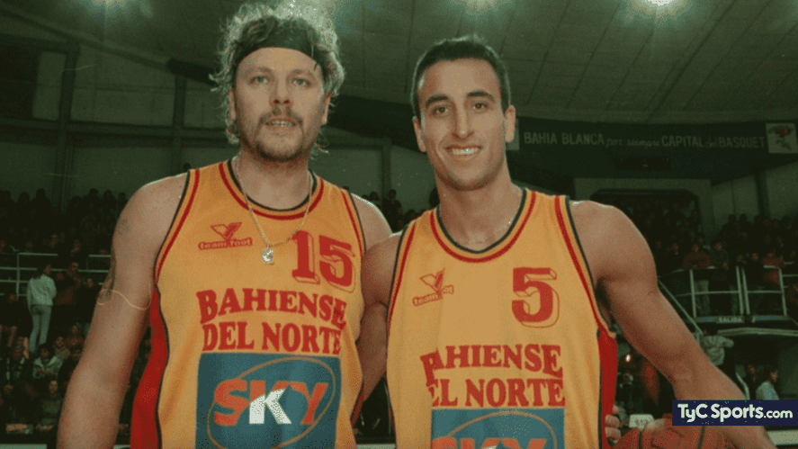 El Loco Montenegro en su época de profesional junto a Manu: sus adicciones pusieron en jaque su enorme carrera.