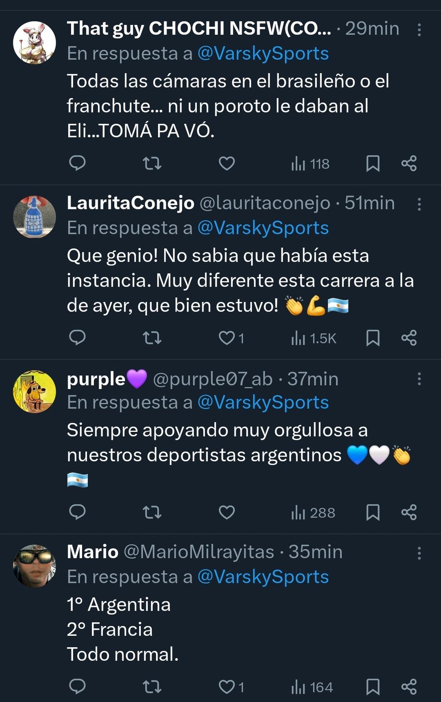 Los comentarios en redes sociales por la clasificación en atletismo del joven nacido en Suipacha, provincia de Buenos Aires Los comentarios en redes sociales por la clasificación en atletismo del joven nacido en Suipacha, provincia de Buenos Aires