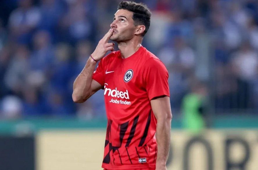 Lucas Alario en su paso por Alemania Lucas Alario en su paso por Alemania