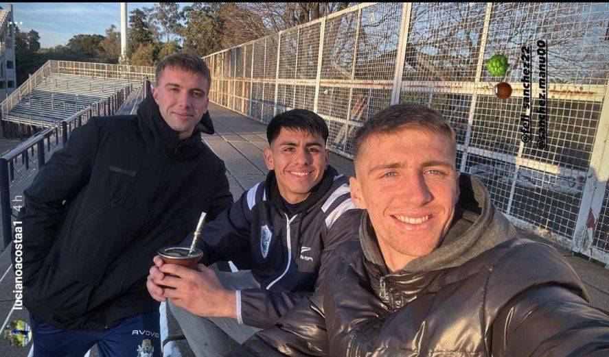 El domingo Felipe Sánchez se había despedido del Bosque. Foto (@lucianoacostaa1)