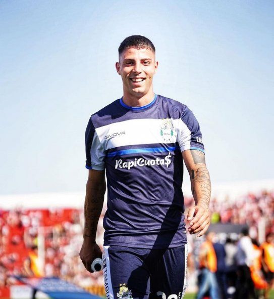 Ivo Mammini, autor del gol del empate entre Gimnasia e Instituto Ivo Mammini, autor del gol del empate entre Gimnasia e Instituto