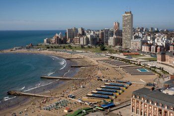Mar del Plata fue una de las localidades elegidas por los turistas