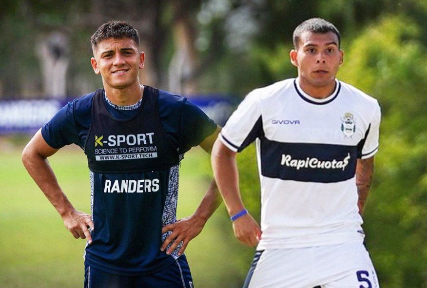 Diego Mastrángelo y Nicolás Sánchez debutarían hoy en Gimnasia. (Fotos: prensa GELP)