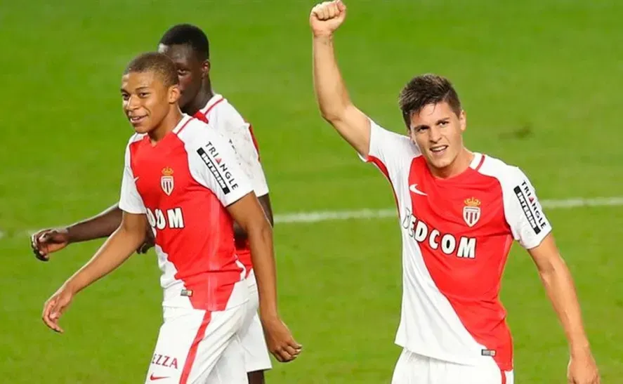 Guido Carrillo en el AS Monaco.
