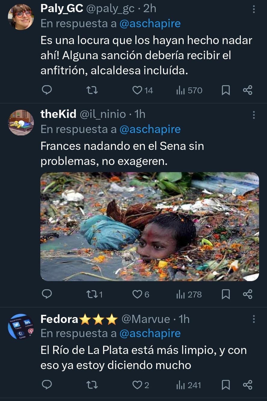 Memes y burlas por el estado contaminado del Río Sena de París