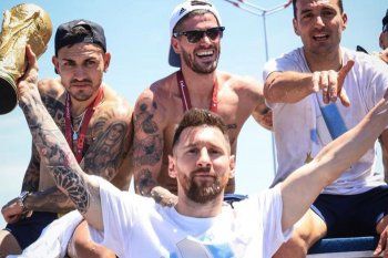 La foto principal de las cuatro que eligió Lionel Messi para su publicación.