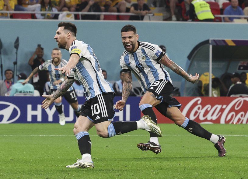 Lionel Messi, gol con la Selección Argentina, ante Australia por los octavos de final del Mundial Qatar 2022