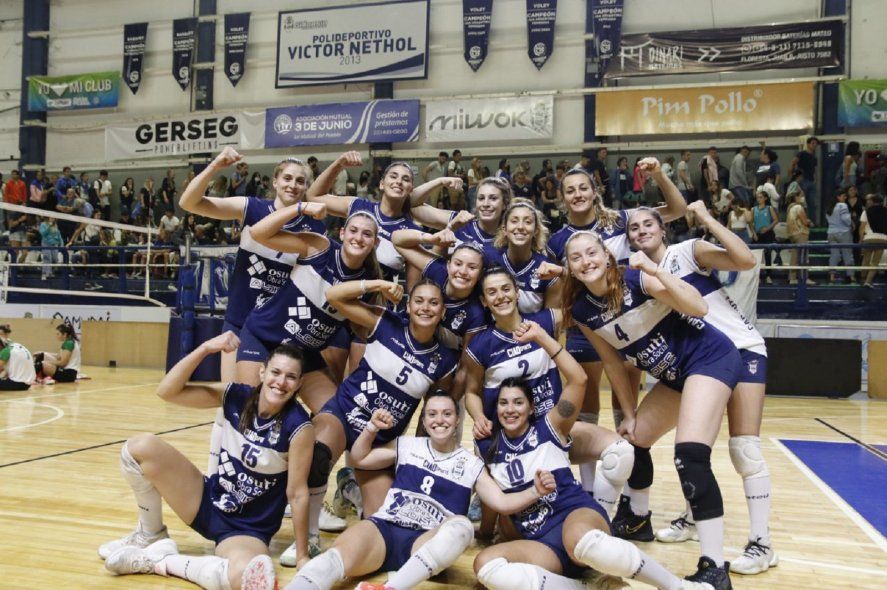Una de las fotos que eligió Tatiana Vera para despedirse de Gimnasia. Vóley