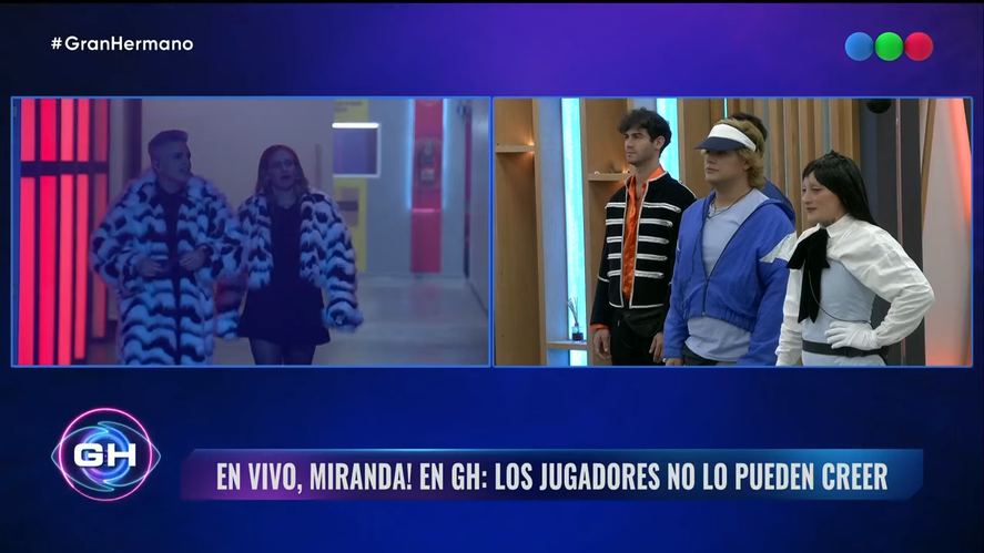 Una noche de muchas sorpresas con la visita de Miranda! en Gran Hermano.