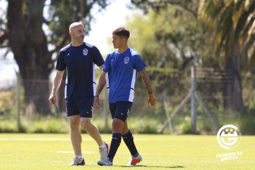 Matías Miranda y Sebastián Méndez en Gimnasia
