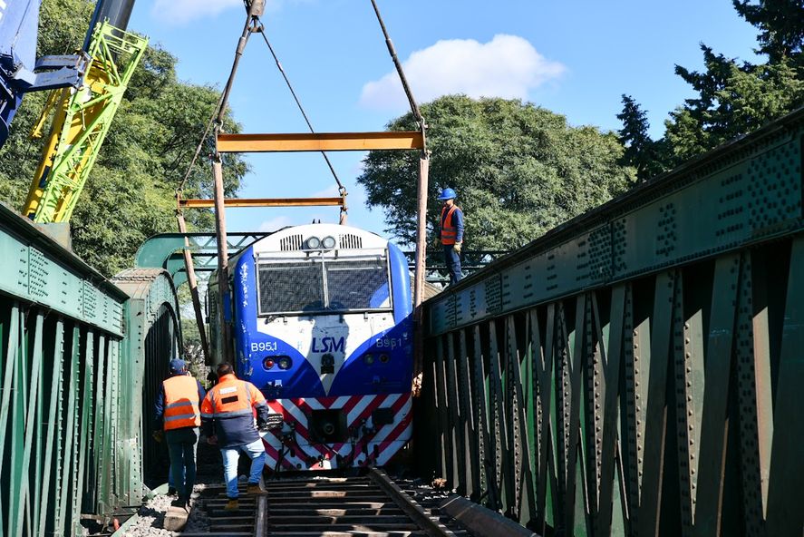 Los trabajos llevados adelante por Trenes Argentinos. Los trabajos llevados adelante por Trenes Argentinos.
