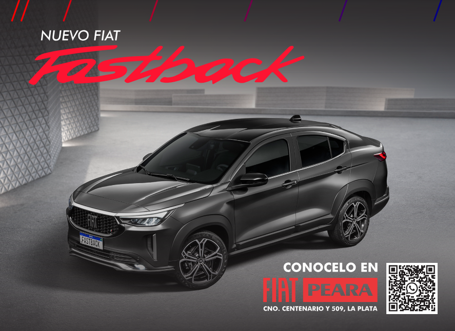 El nuevo Fiat Fastback ya está disponible en las sucursales de Peara en La Plata.