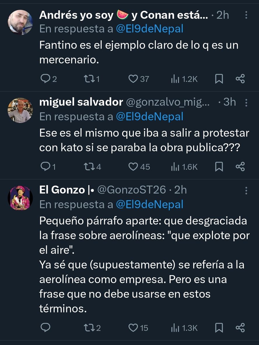 Opiniones en redes sociales sobre el abrupto cambio de opinión de Alejandro Fantino acerca de Aerolíneas Argentinas Opiniones en redes sociales sobre el abrupto cambio de opinión de Alejandro Fantino acerca de Aerolíneas Argentinas