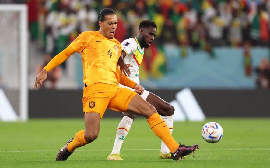 Países Bajos y Senegal, en acción por el Grupo A del Mundial Qatar 2022.