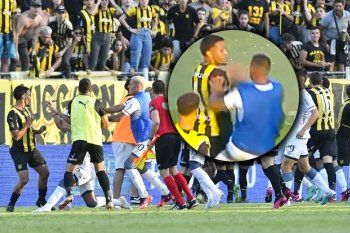 Rodrigo Saravia, hoy en Gimnasia, tuvo un cruce con Yonathan Rodríguez en abril.