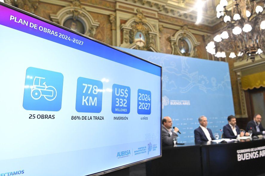 En total, AUBASA proyecta hacer 25 obras a lo largo de casi 800 kilómetros de ruta.