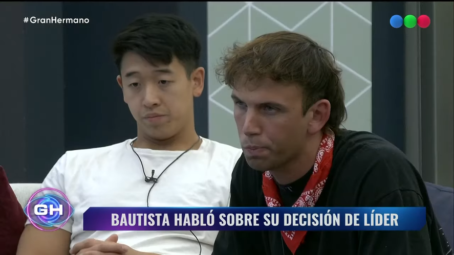 Como líder, Bautista tenía el poder de modificar la placa pero Gran Hermano lo sancionó.