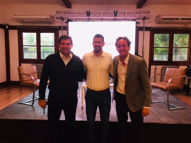 Marcelo Galland, Ignacio Villarroel y Rubén Capria en Punto de Encuentro