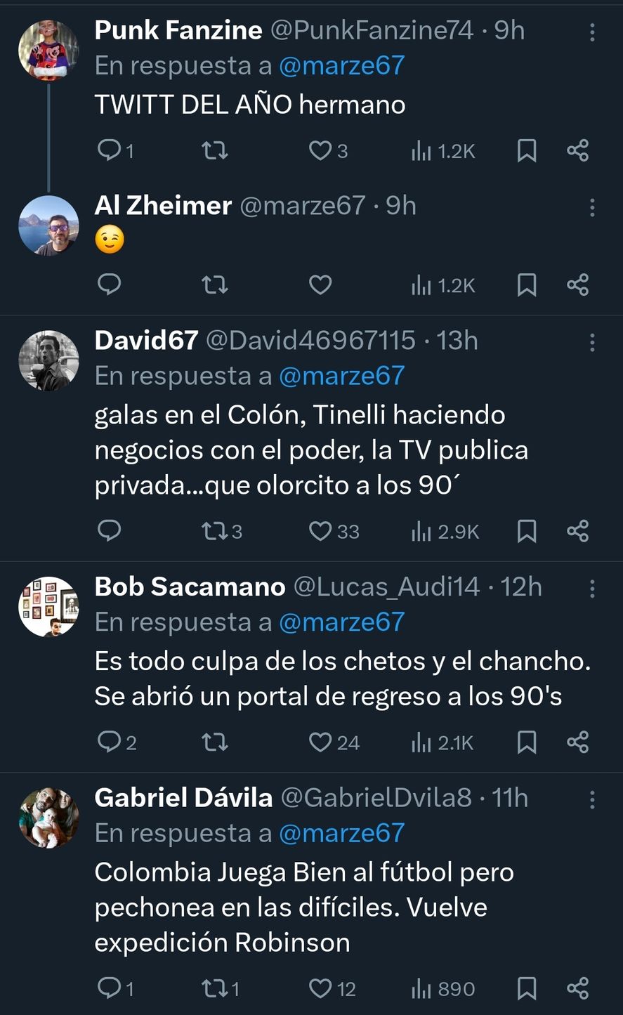 Repercusión del tweet 