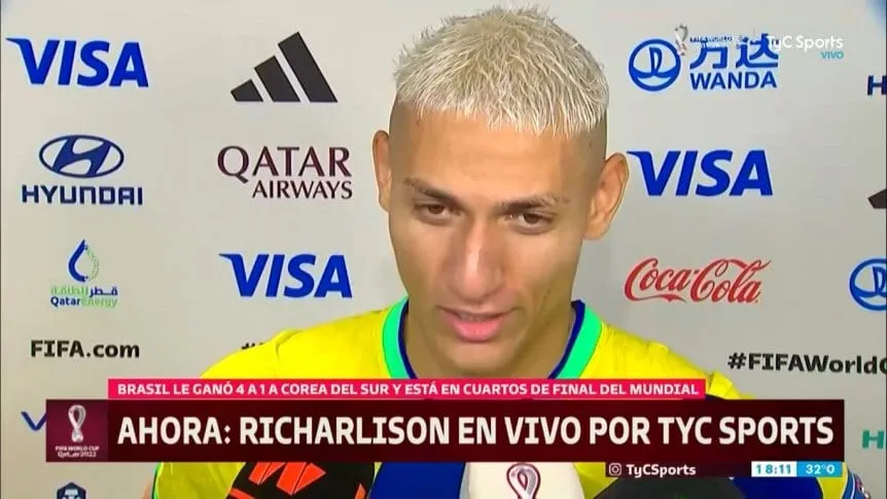 Richarlison y Brasil, centrados en ir partido a partido.