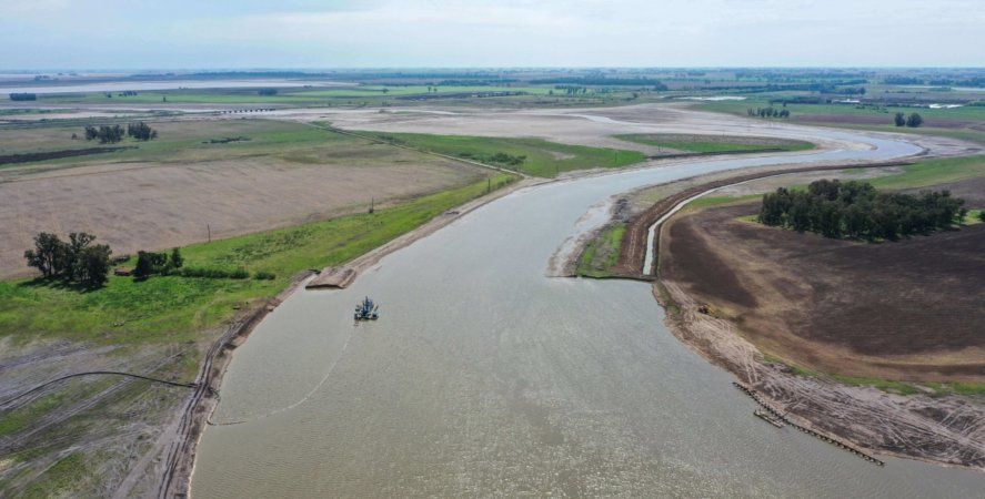 La adecuación del cauce del Río Salado está en su quinta etapa.