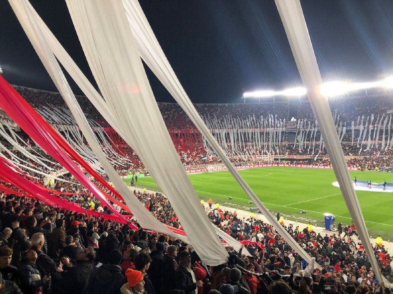 El Monumental en la previa de River vs. Estudiantes por el Torneo de la Liga Profesional El Monumental en la previa de River vs. Estudiantes por el Torneo de la Liga Profesional