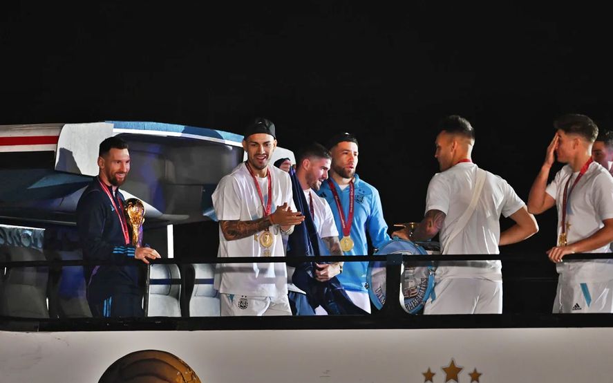 La Selección Argentina vivirá un martes soñado junto a la gente tras conquistar el Mundial.