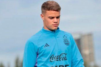 Ignacio Miramón, junto a la Selección Argentina Sub 20.