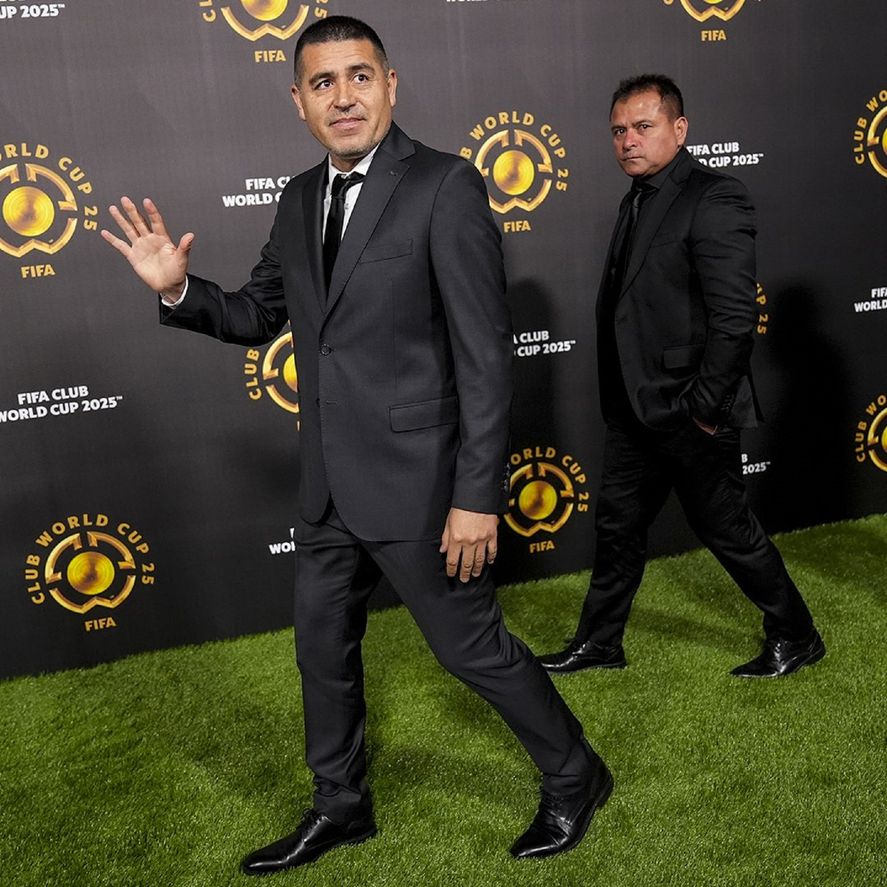 Juan Román Riquelme en el sorteo del Mundial de Clubes 2025 Juan Román Riquelme en el sorteo del Mundial de Clubes 2025