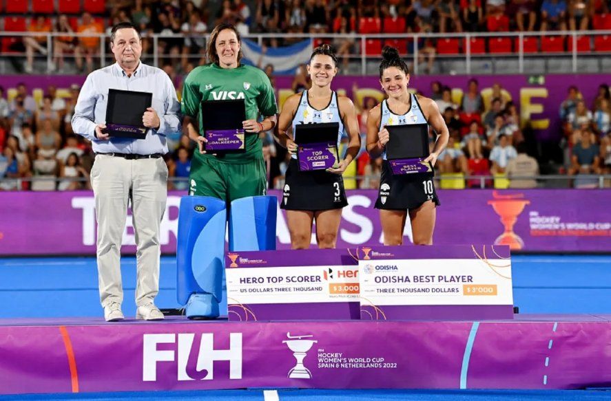 Succi, Gorzelany y Majo Granatto, las destacadas en Las Leonas en el Mundial