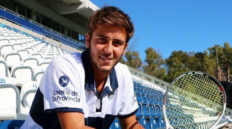 Tomás Echeverri, tenista argentino, fanático de Gimnasia Tomás Echeverri, tenista argentino, fanático de Gimnasia