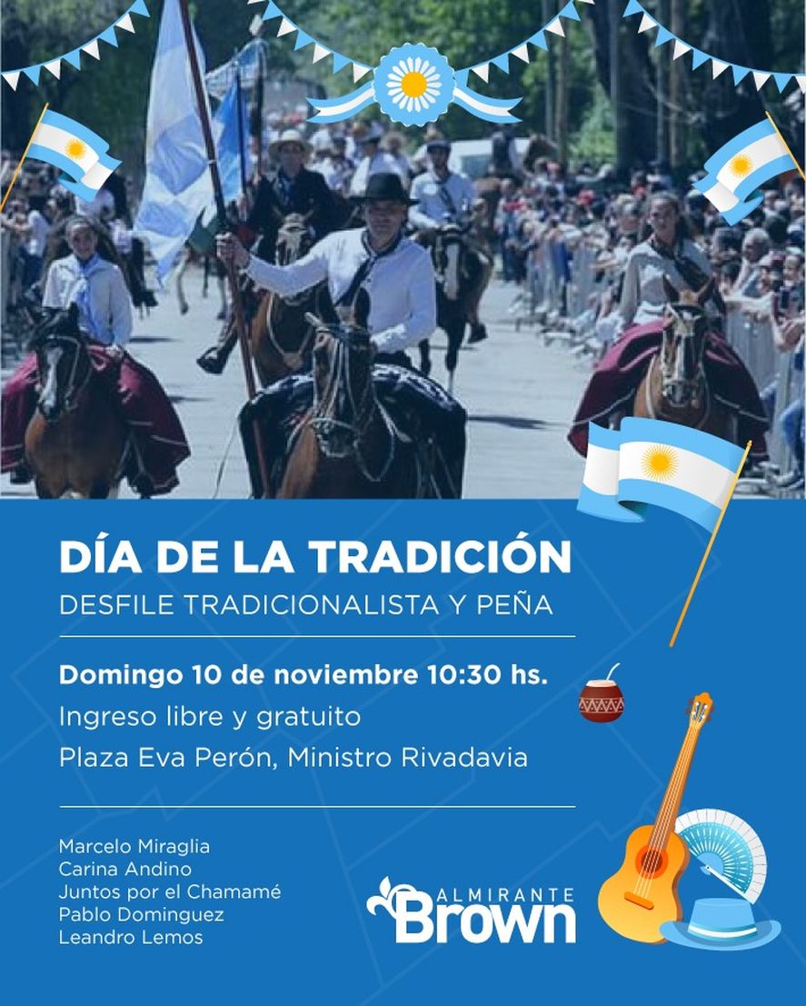 El día de la tradición se celebra en Almirante Brown El día de la tradición se celebra en Almirante Brown