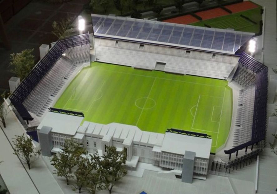 Una imagen del primer proyecto de Luis Díaz para remodelar el Juan Carmelo Zerillo Una imagen del primer proyecto de Luis Díaz para remodelar el Juan Carmelo Zerillo