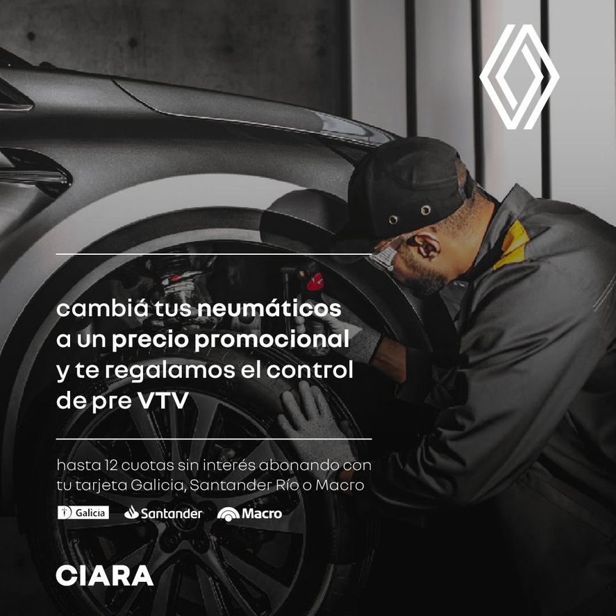 Cambiá tus neumáticos en un Taller de Autos Ciara y disfrutá de un control pre VTV.