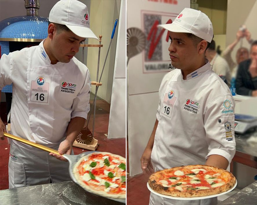 Argentina logró el segundo lugar en el 31° Campeonato Mundial de la Pizza.