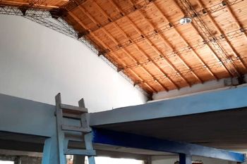 Gimnasia mostró parte de las obras en Estancia Chica.