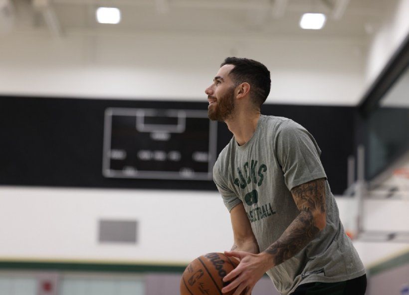 Luca Vildoza, base de Milwaukee Bucks. NBA