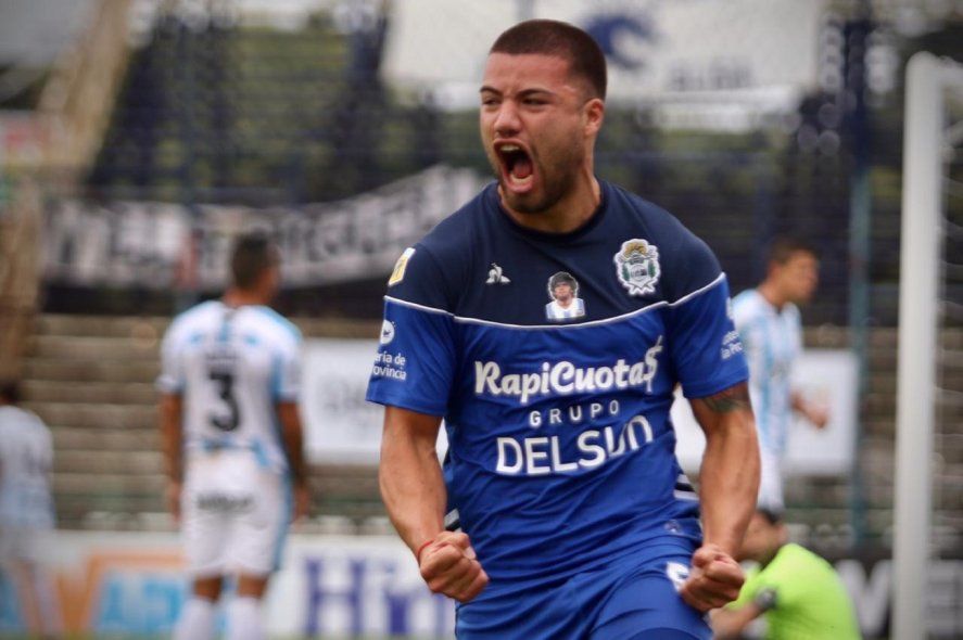 MArcelo Weigandt marcó un gol en Gimnasia Vs. Atlético de Tucumán