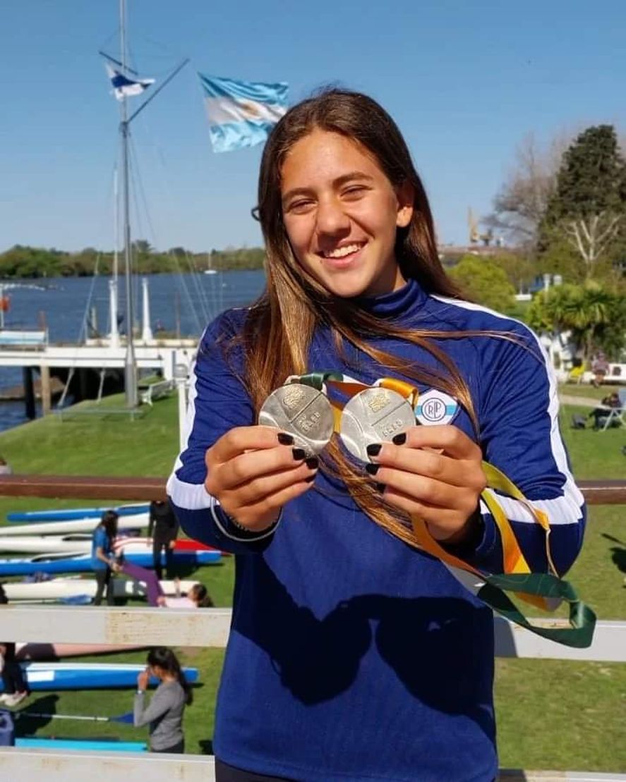 Olivia Pacheco, una de las palistas seleccionadas para participar de los Olympic Hopes.