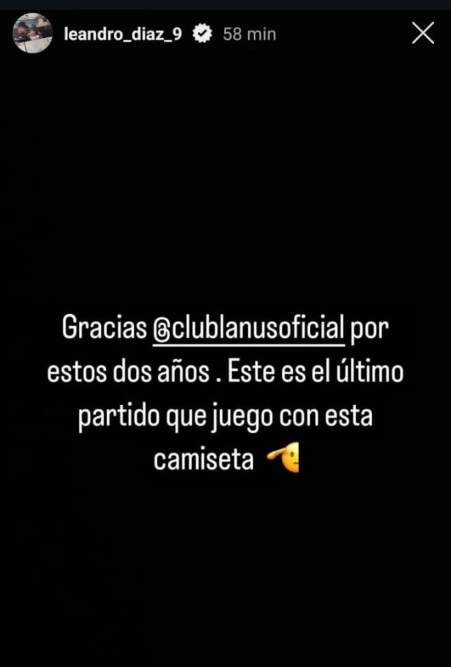 La historia de IG del Loco Díaz que sorprendió a todo Lanús tras la victoria en el clásico. La historia de IG del Loco Díaz que sorprendió a todo Lanús tras la victoria en el clásico.