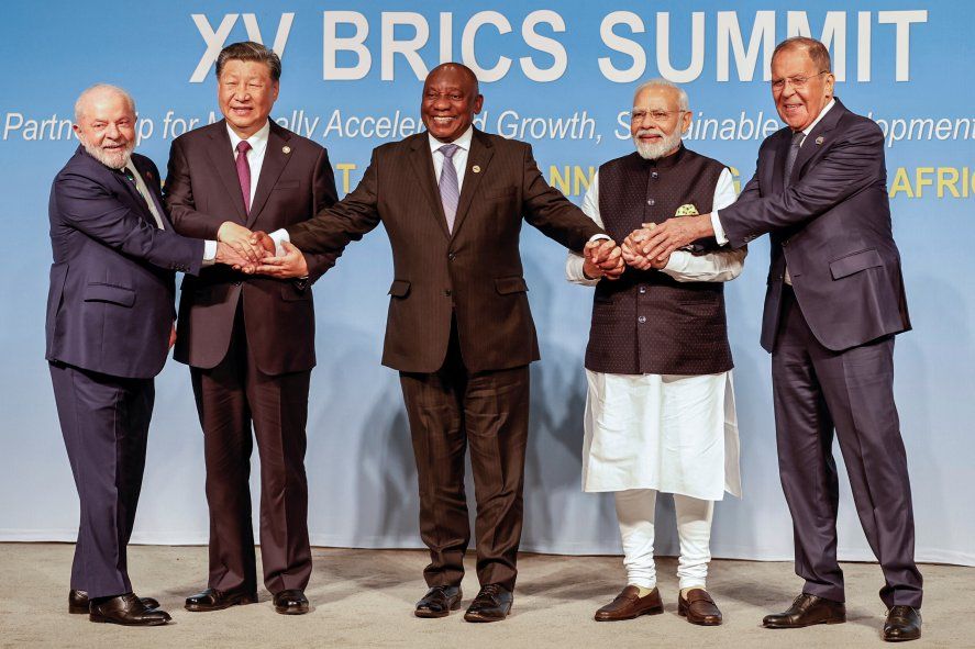 Brasil, China, Sudáfrica, India y Rusia crearon el bloque de los BRICS.