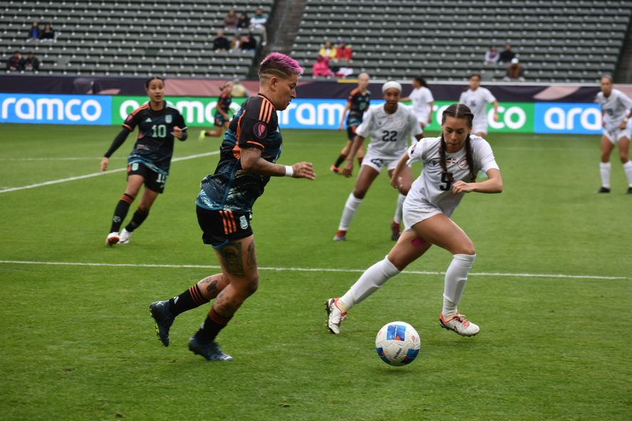 Yamila Rodríguez, pieza clave de la Selección Argentina de fútbol femenino.