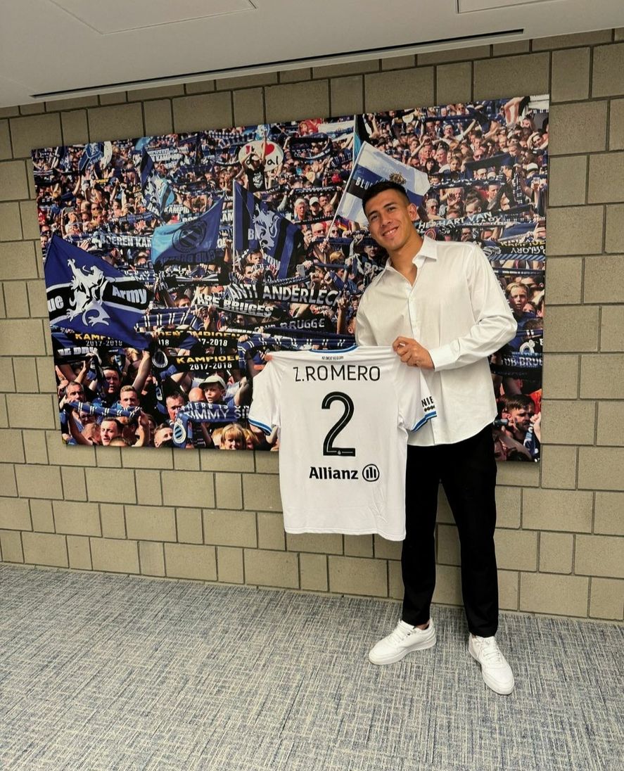 Zaid Romero también llevará la camiseta N° 2 en su nuevo club.